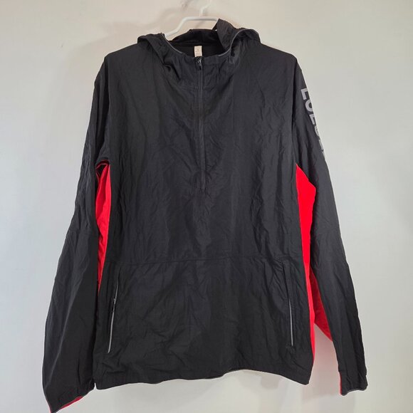lululemon athletica Other - Lululemon Mens Large Ultra Lightweight 1/2 Zip Pullover Hooded Running Jacket